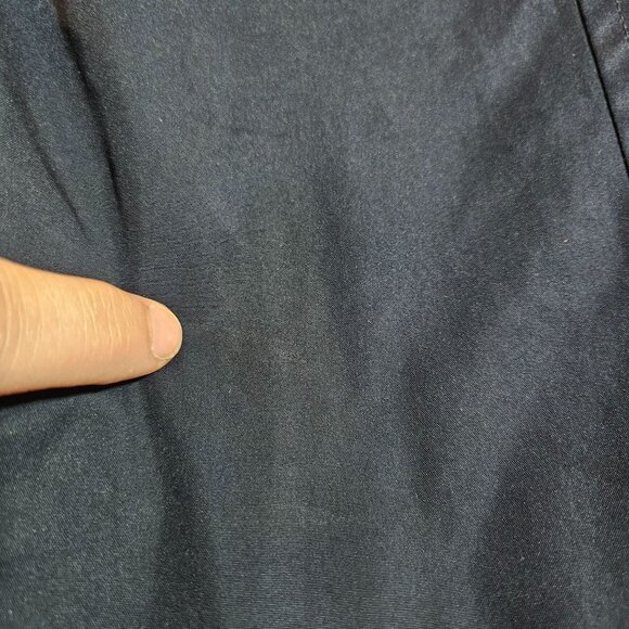 VTG Blue Label Polo Ralph Lauren Coat XXL Navy Fleece Lined Zip M Rolled Hoodie - Picture 9 of 16